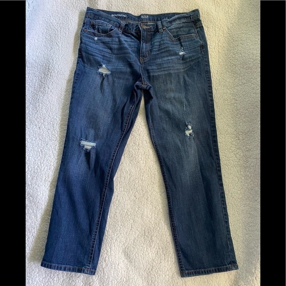 a.n.a Distressed Boyfriend Jeans Medium Wash 29 - Picture 1 of 6